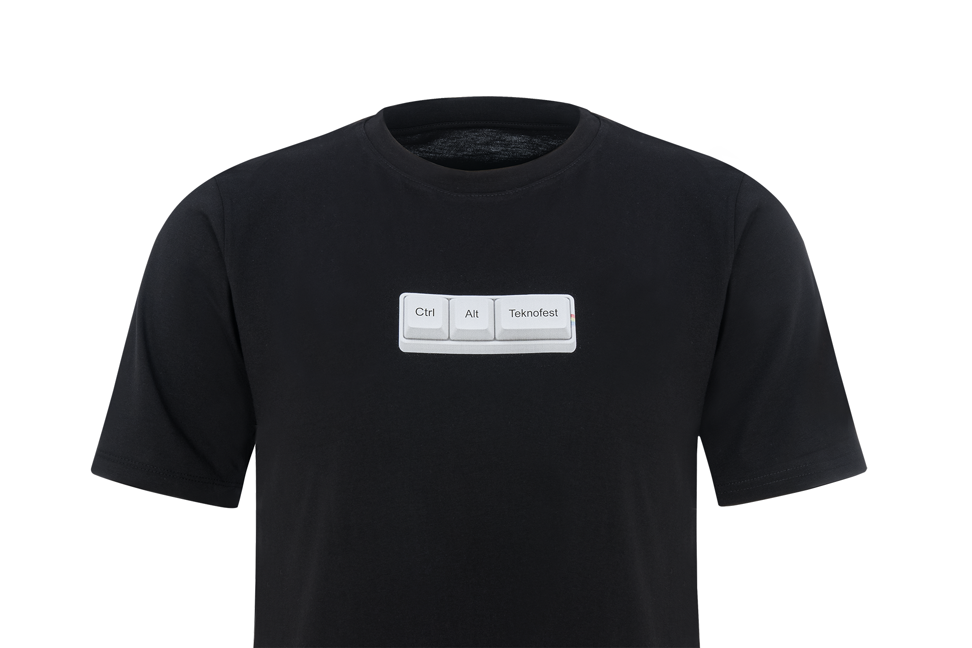 TEKNOFEST CTRL ALT SİYAH T-ŞÖRT