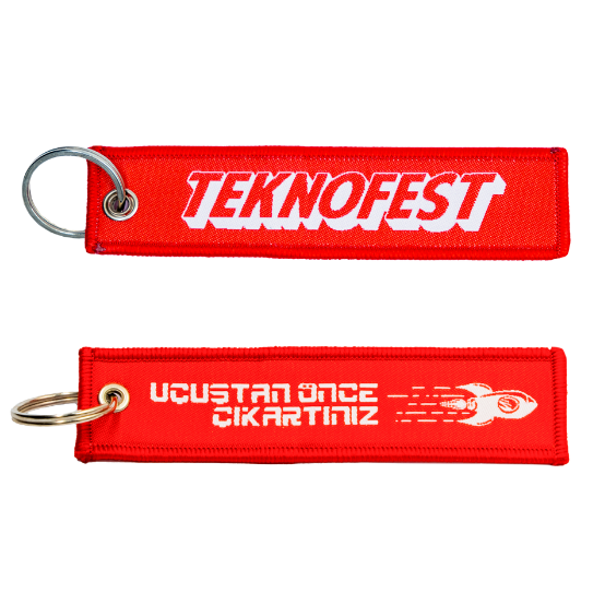 Bez Anahtarlık Kırmızı